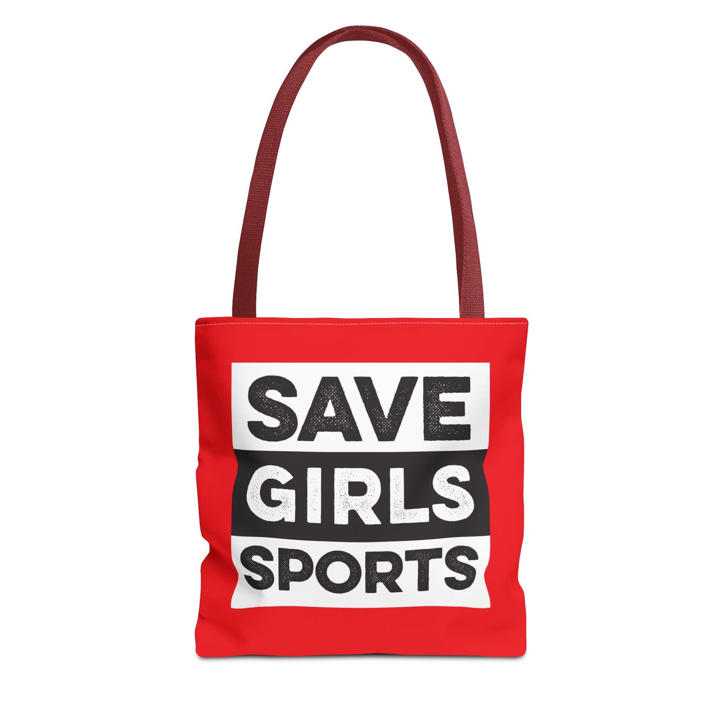 Save Girls Sports Tote Bag (Red)