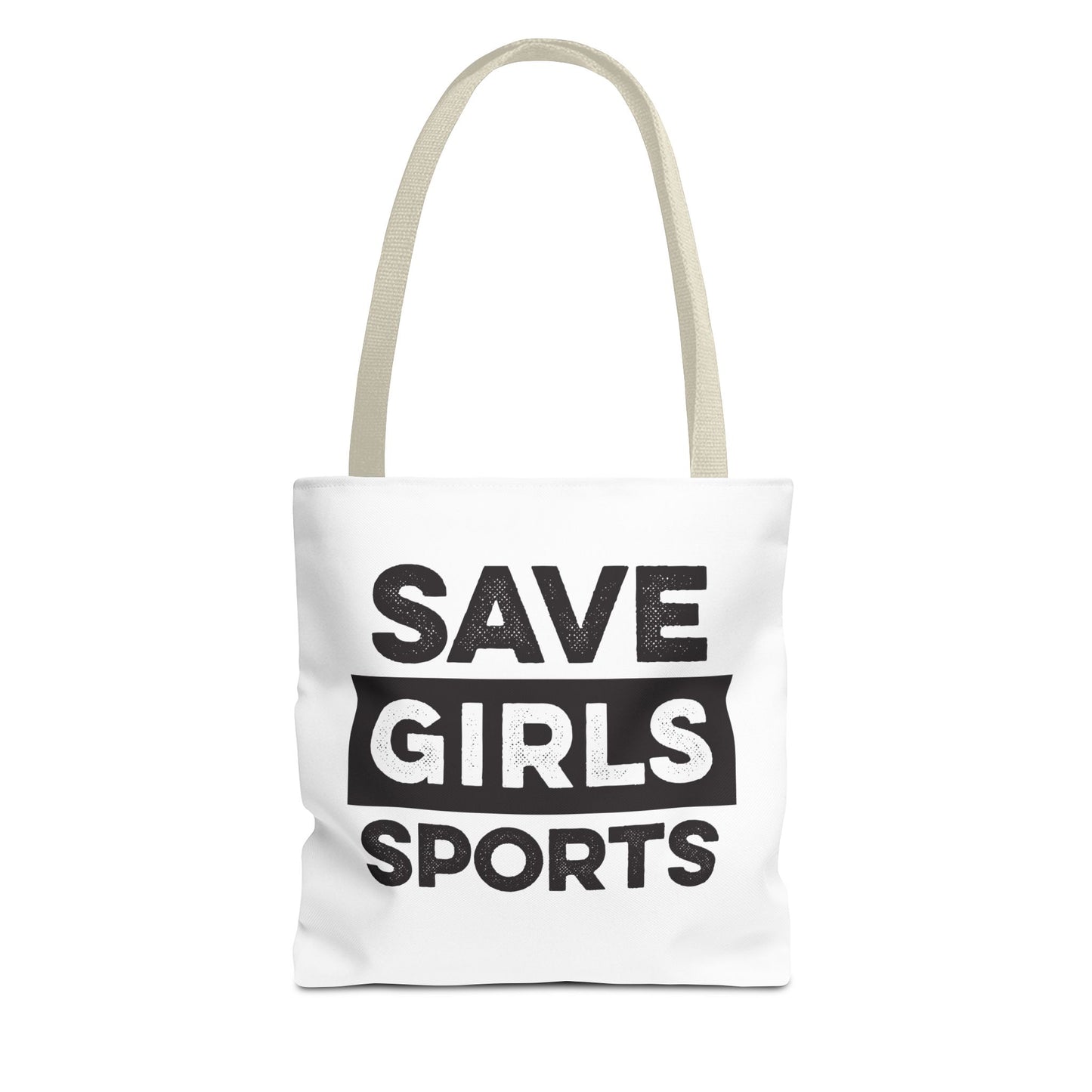 Save Girls Sports Tote Bag (White)