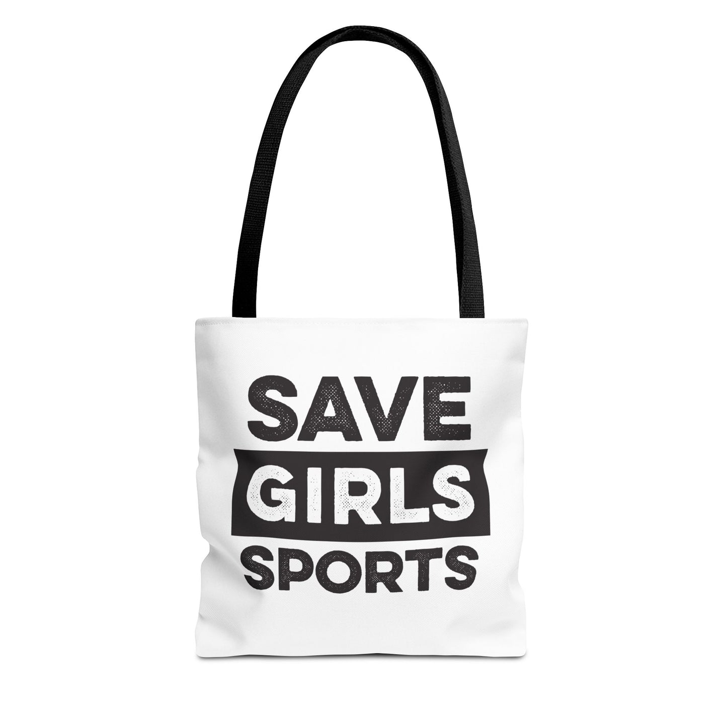 Save Girls Sports Tote Bag (White)