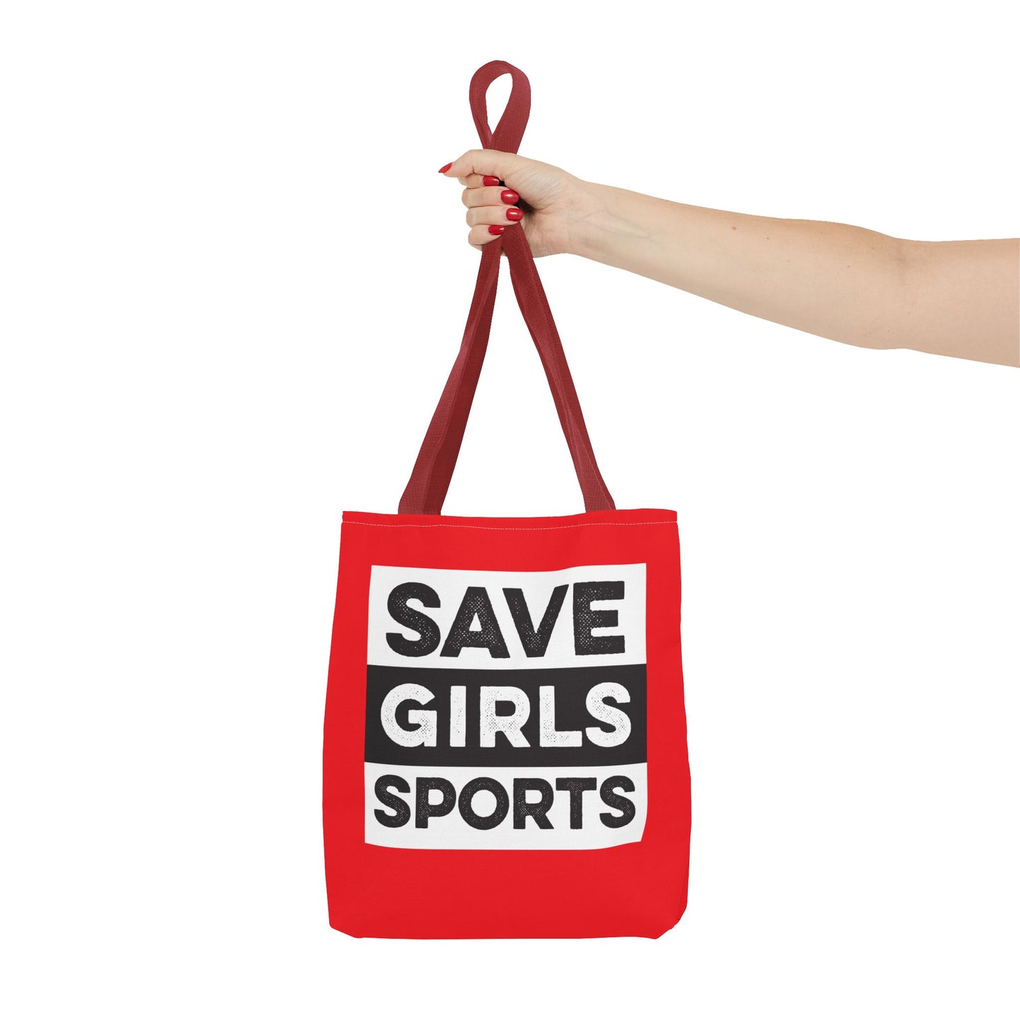 Save Girls Sports Tote Bag (Red)