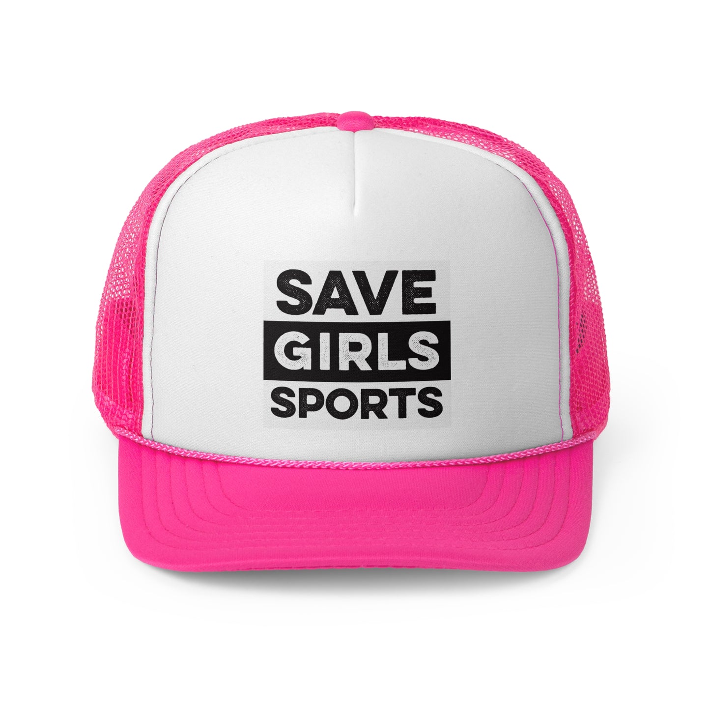 Save Girls Sports Trucker Cap (Pink)
