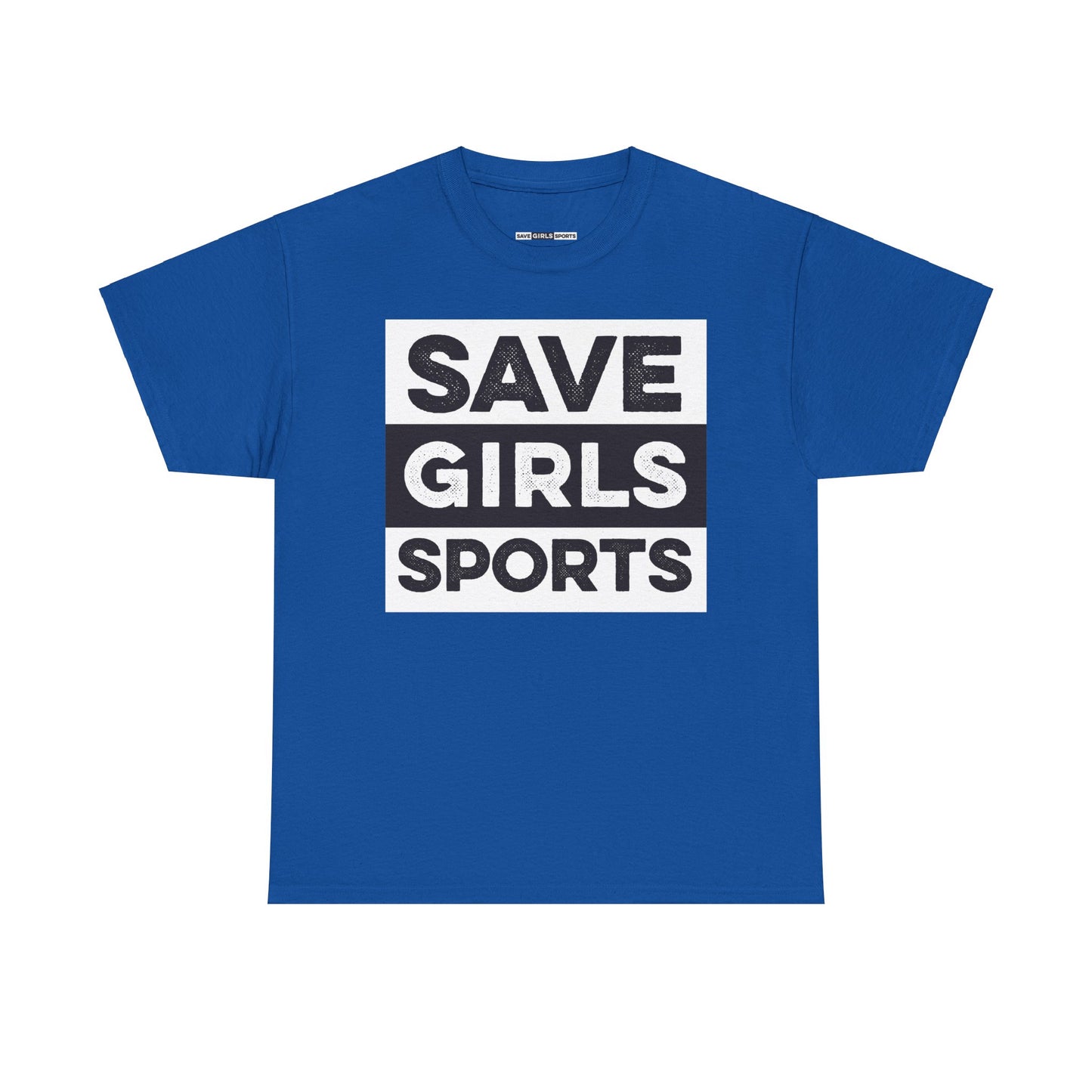 Save Girls Sports Cotton Tee (Blue)