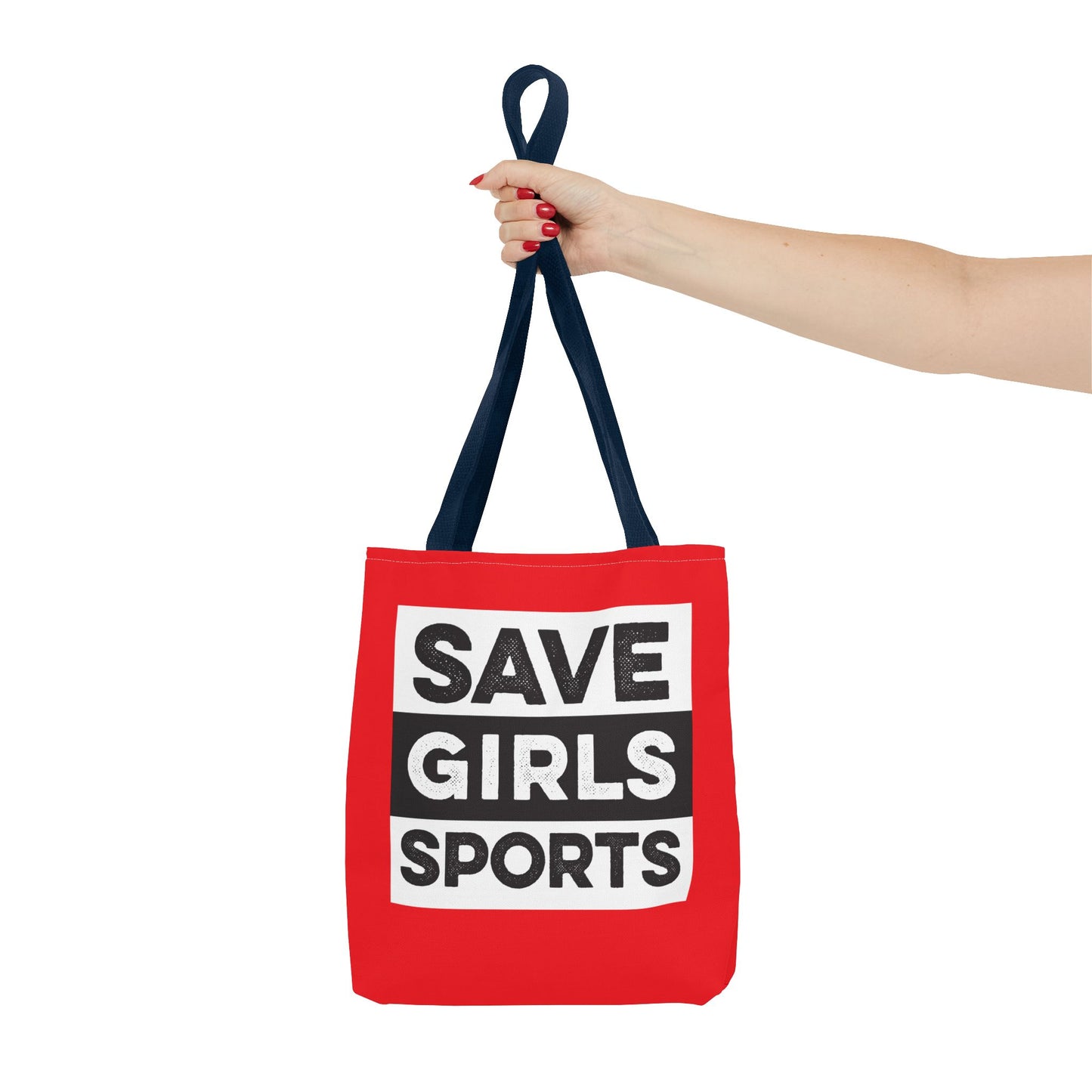 Save Girls Sports Tote Bag (Red)