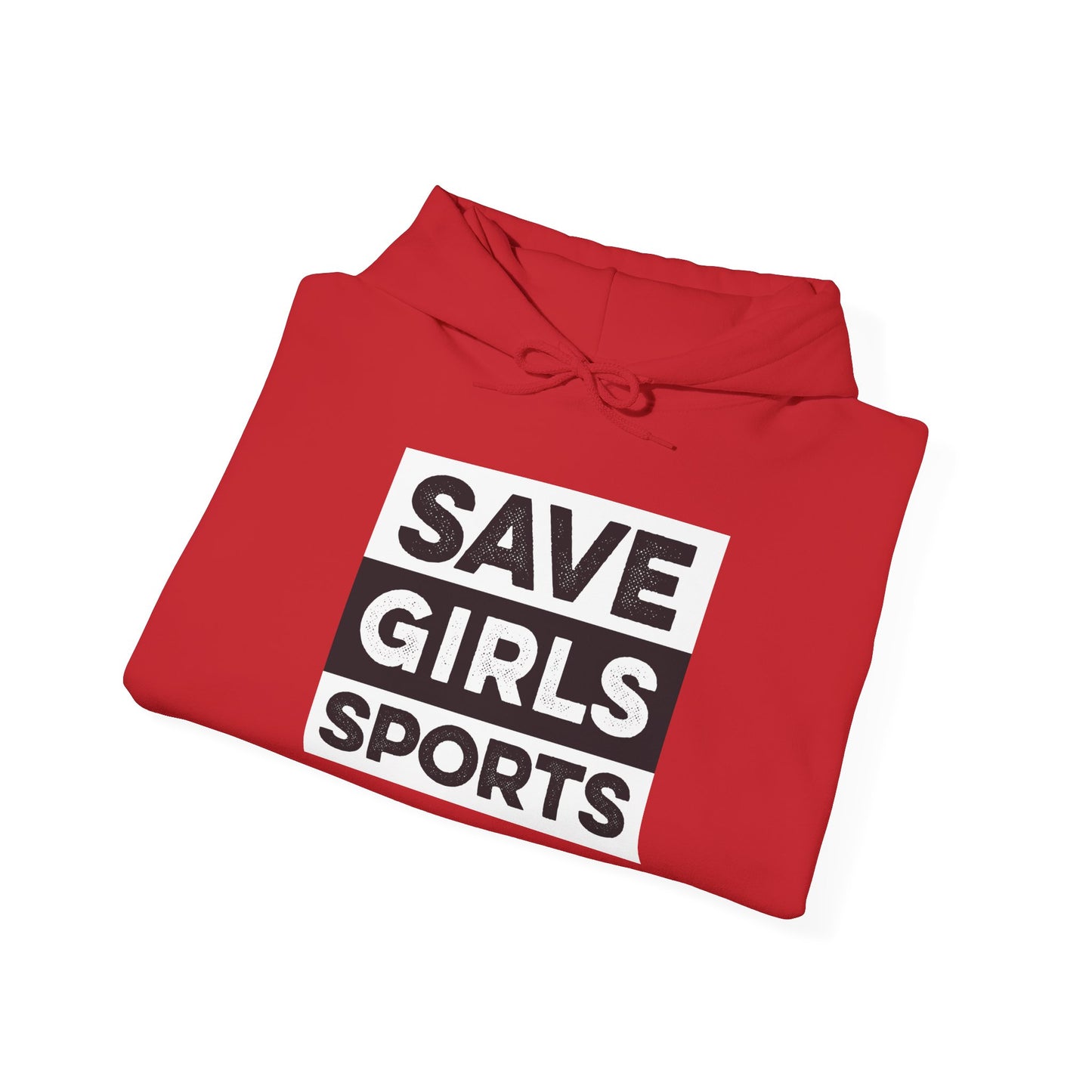 Save Girls Sports Unisex Heavy Blend™ Hooded Sweatshirt (Red)