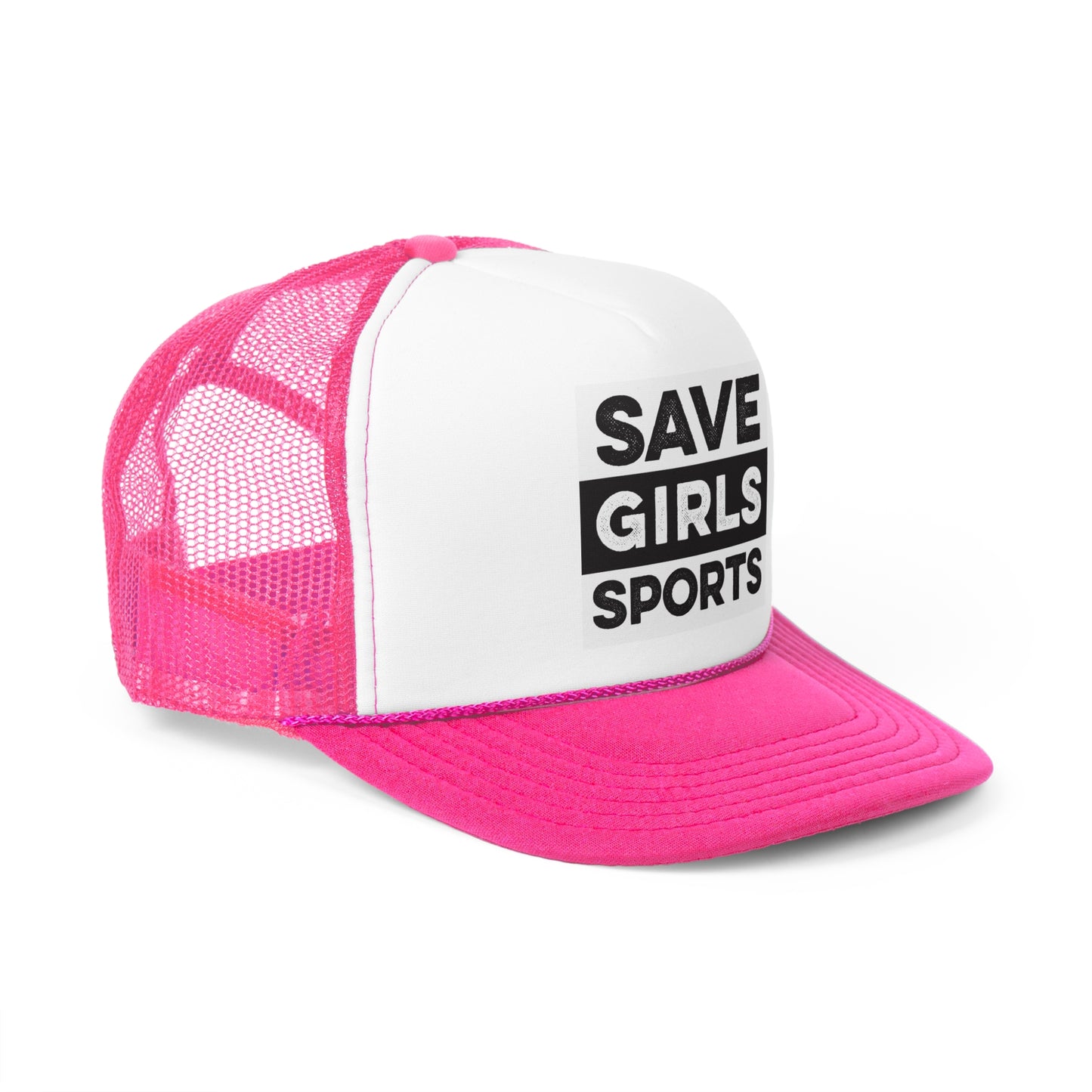 Save Girls Sports Trucker Cap (Pink)