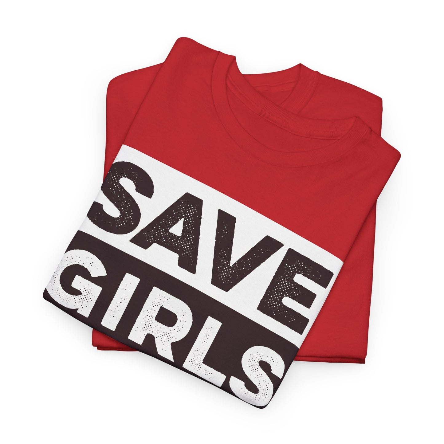 Save Girls Sports Cotton Tee (Red)