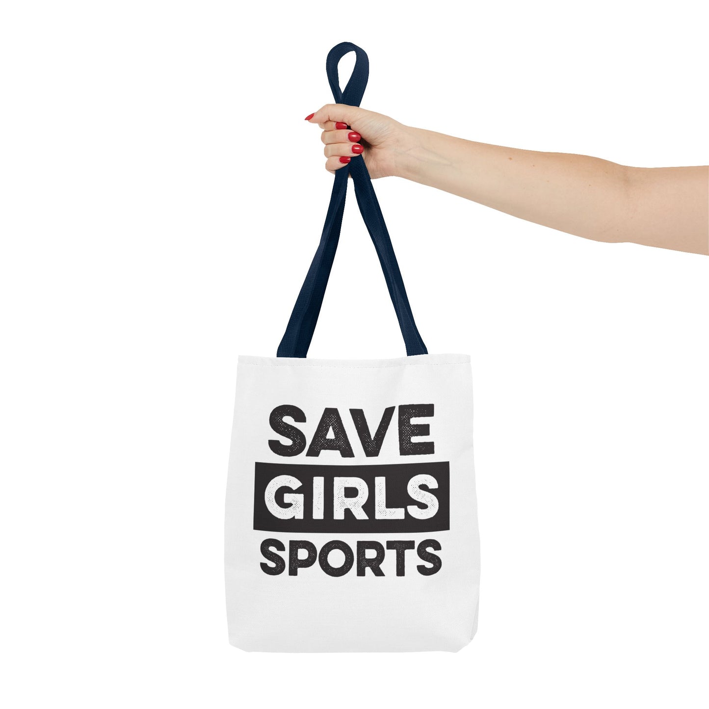 Save Girls Sports Tote Bag (White)