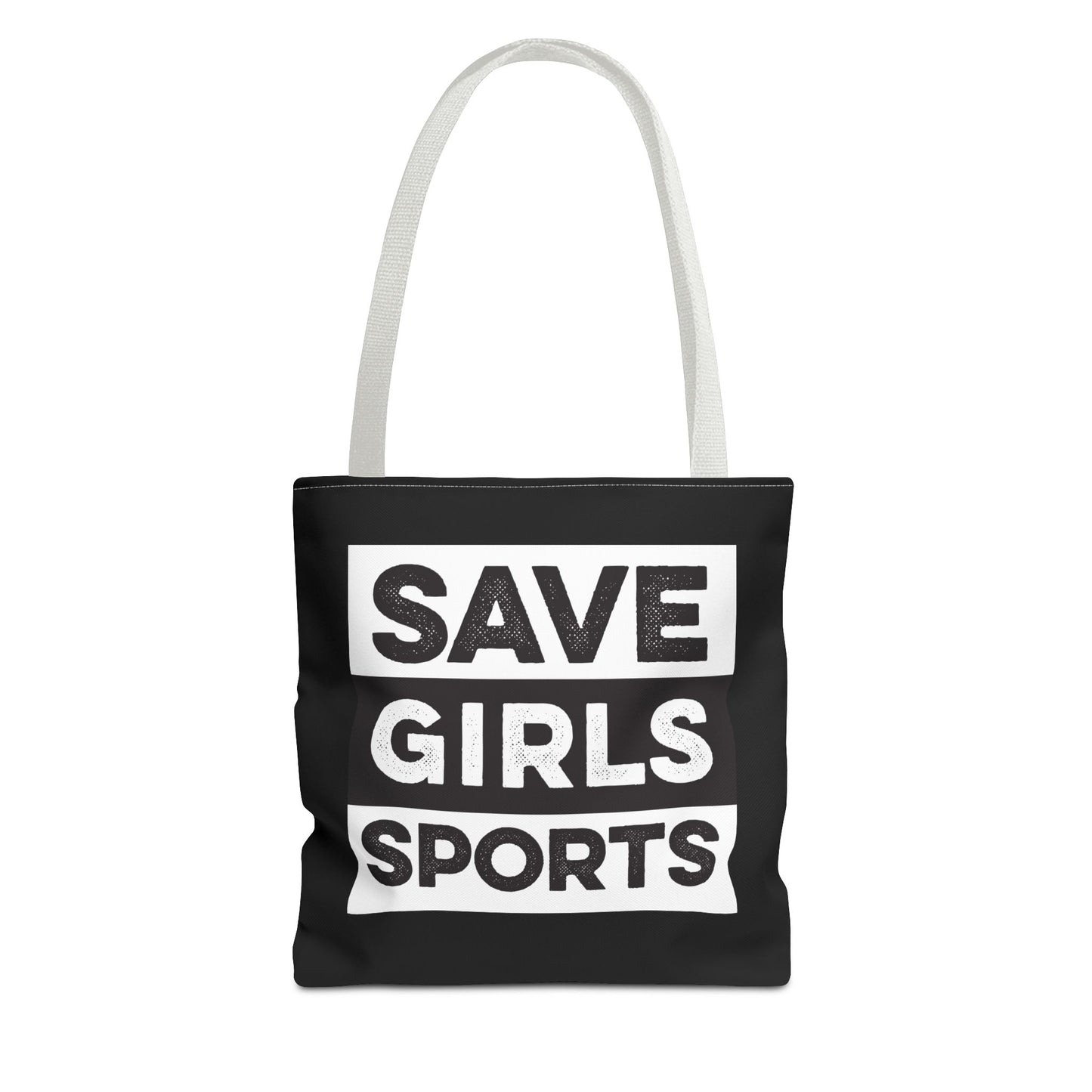 Save Girls Sports Tote Bag (Black)