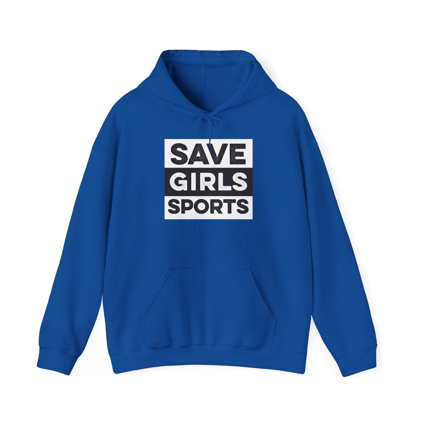 Save Girls Sports Unisex Heavy Blend™ Hooded Sweatshirt (Blue)