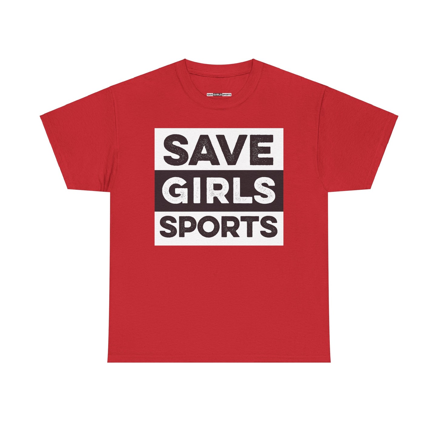 Save Girls Sports Cotton Tee (Red)