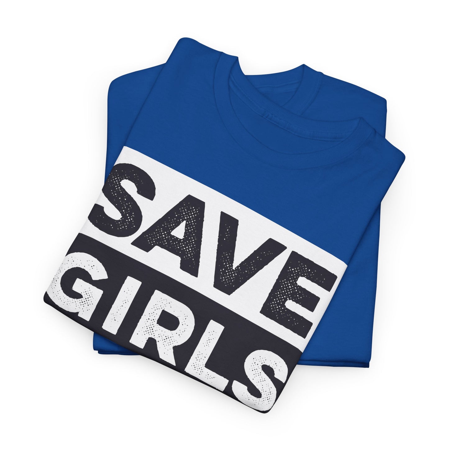 Save Girls Sports Cotton Tee (Blue)