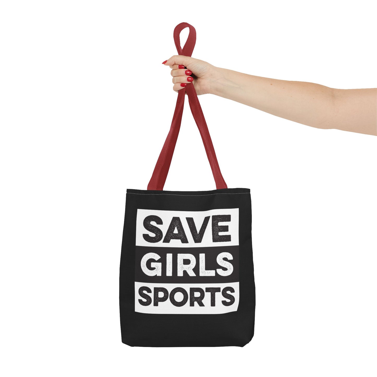 Save Girls Sports Tote Bag (Black)