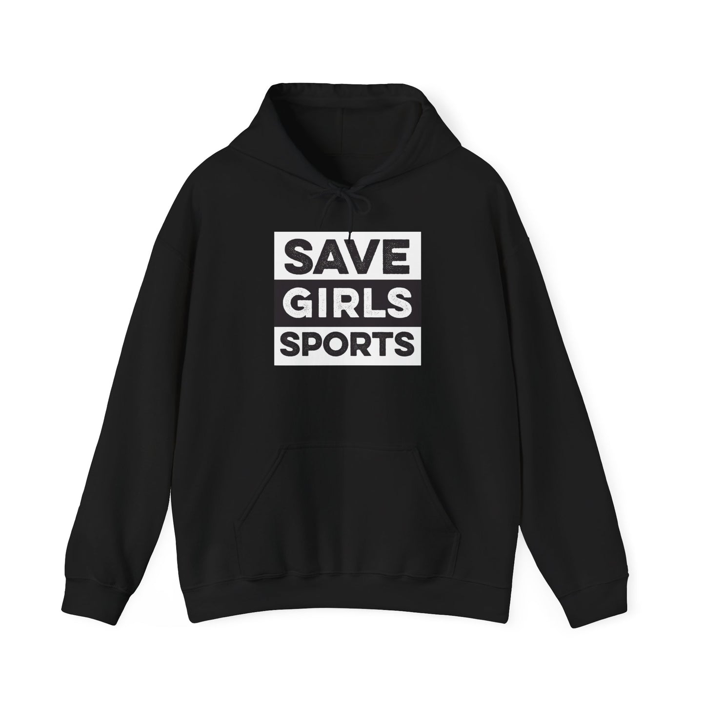 Save Girls Sports Unisex Heavy Blend™ Hooded Sweatshirt (Black)