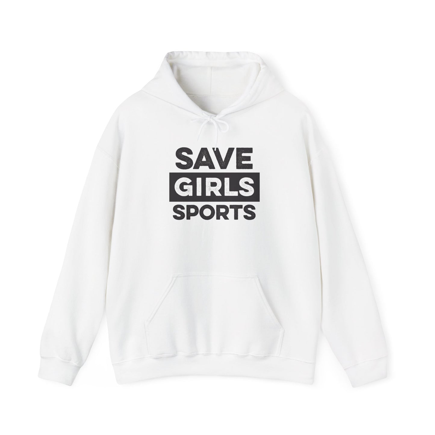 Save Girls Sports Unisex Heavy Blend™ Hooded Sweatshirt (White)
