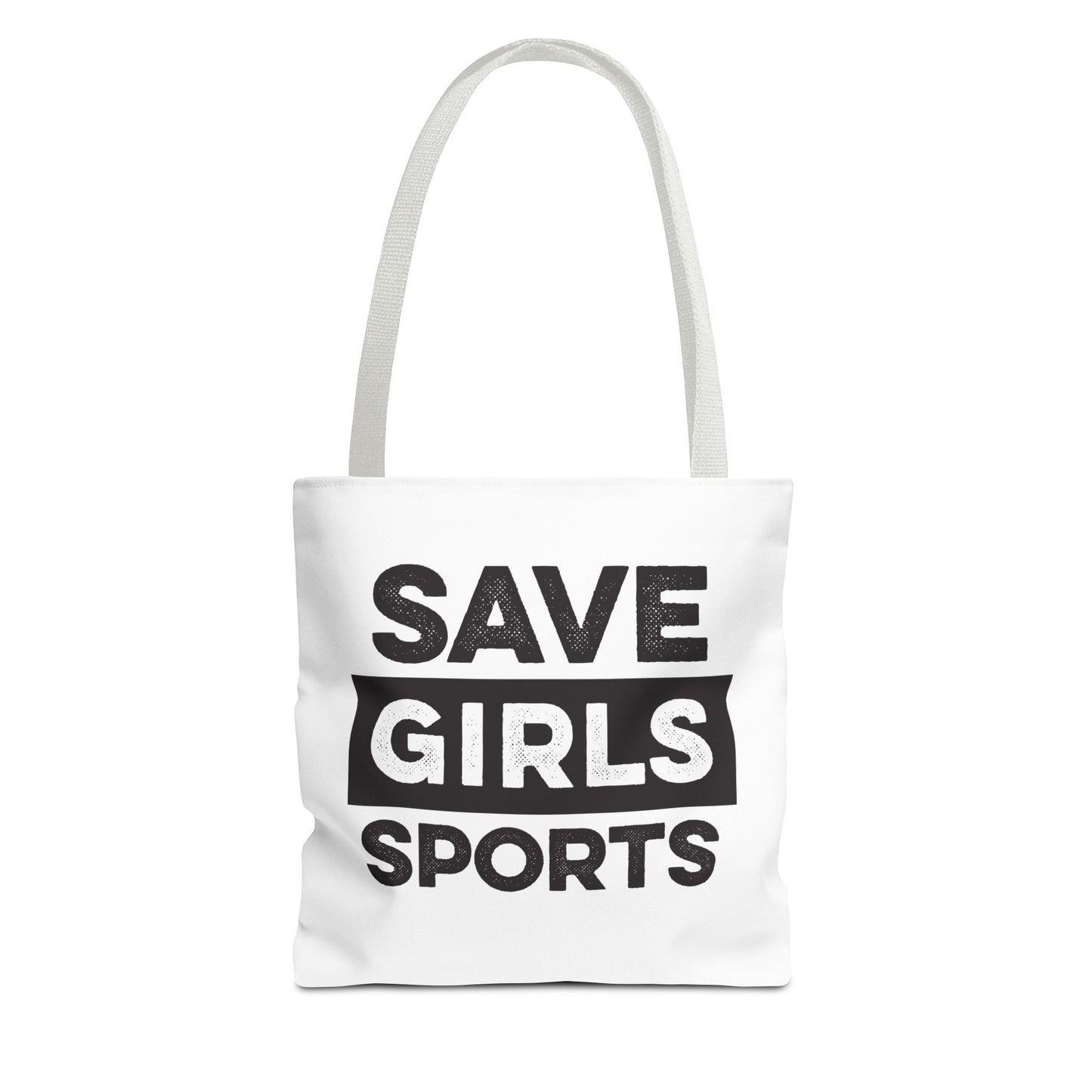 Save Girls Sports Tote Bag (White)