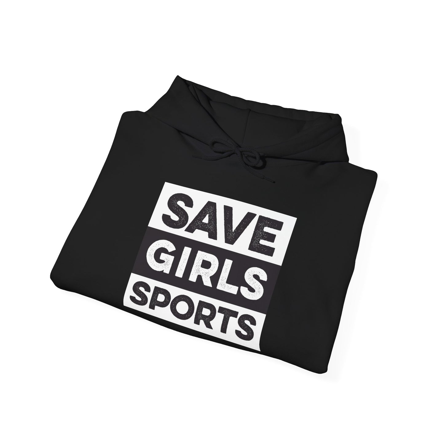 Save Girls Sports Unisex Heavy Blend™ Hooded Sweatshirt (Black)