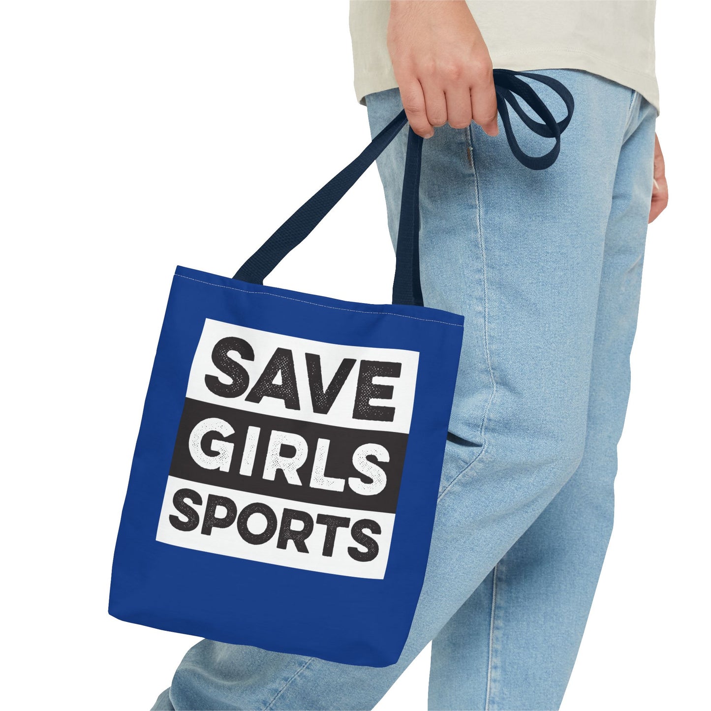 Save Girls Sports Tote Bag (Blue)