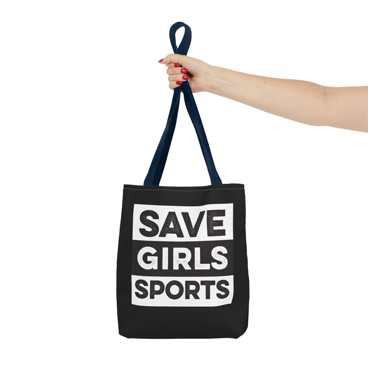 Save Girls Sports Tote Bag (Black)
